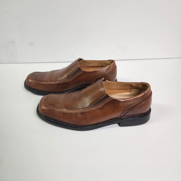 DOCKERS Pro-Style Men's Brown Leather Slip-On Loafers Comfort Shoes size 13M - Picture 5 of 8